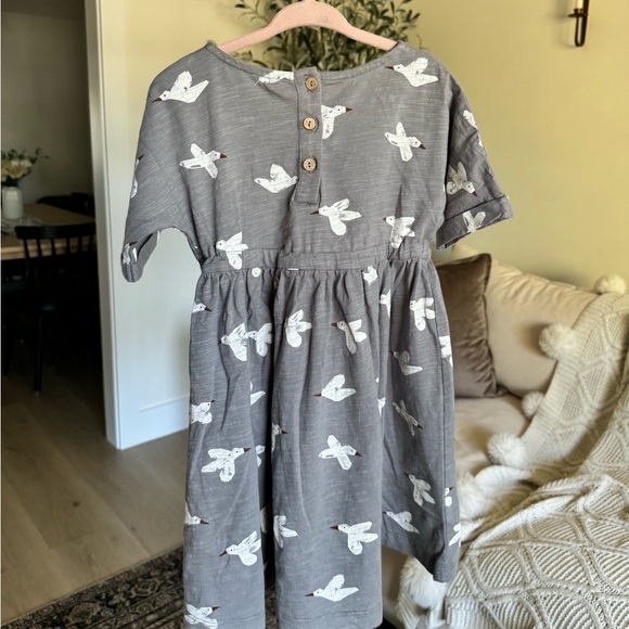 Rylee +cru size 2/3 dress. soft material. Button back. Stretch . Fits like 3t - Picture 3 of 3